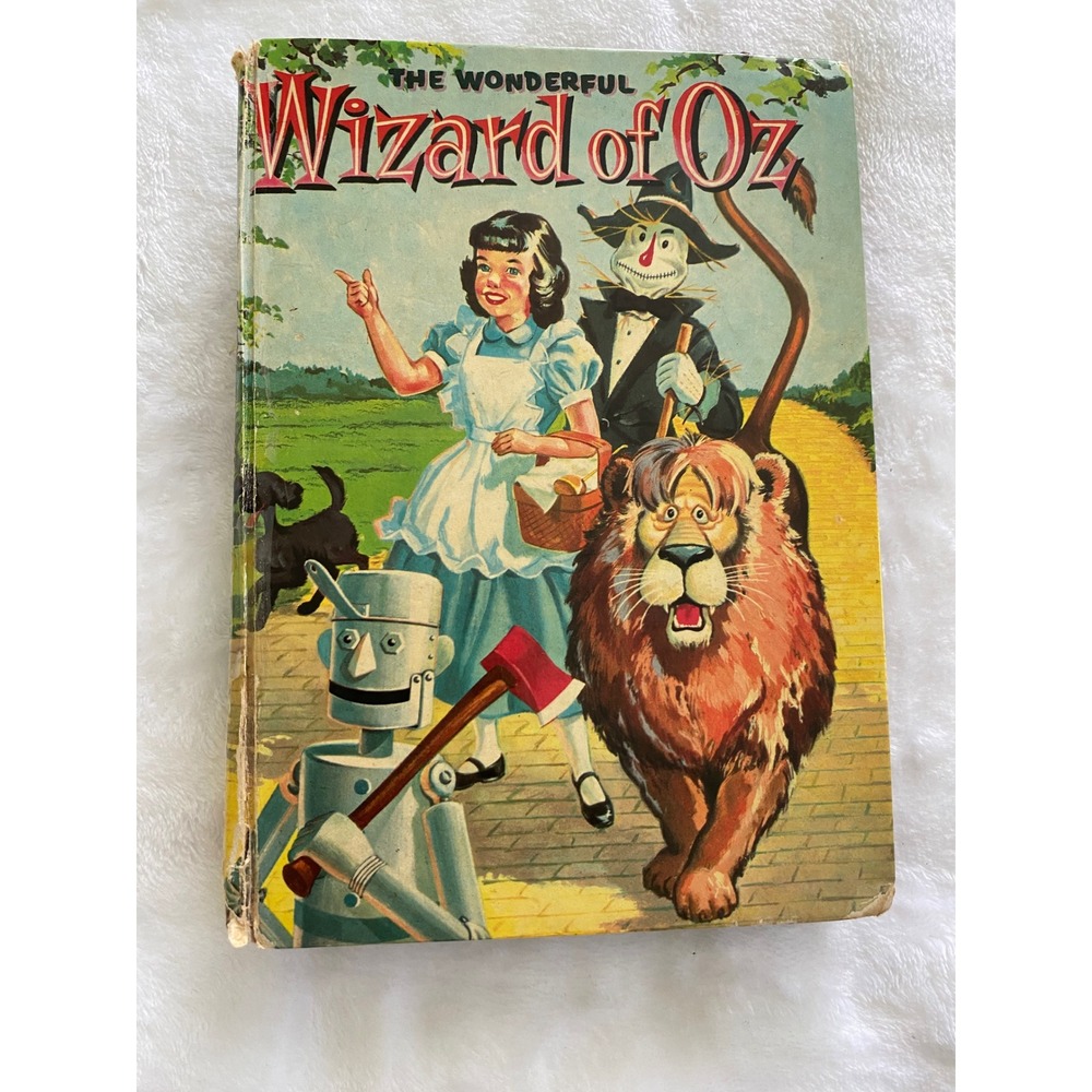 Whitman, The Wonderful Wizard of Oz Book - Blue Vintage 1957 Hardcover 1620